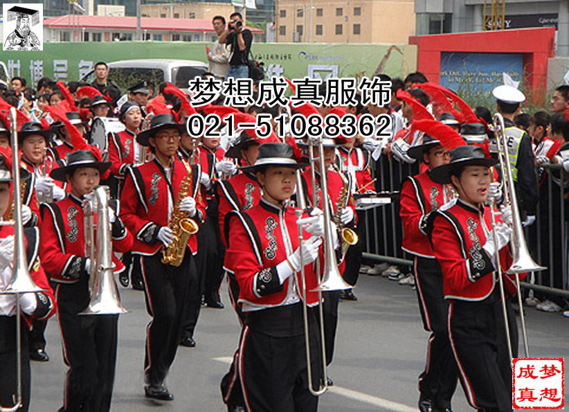 鼓号队服装 学生乐队比赛演出服